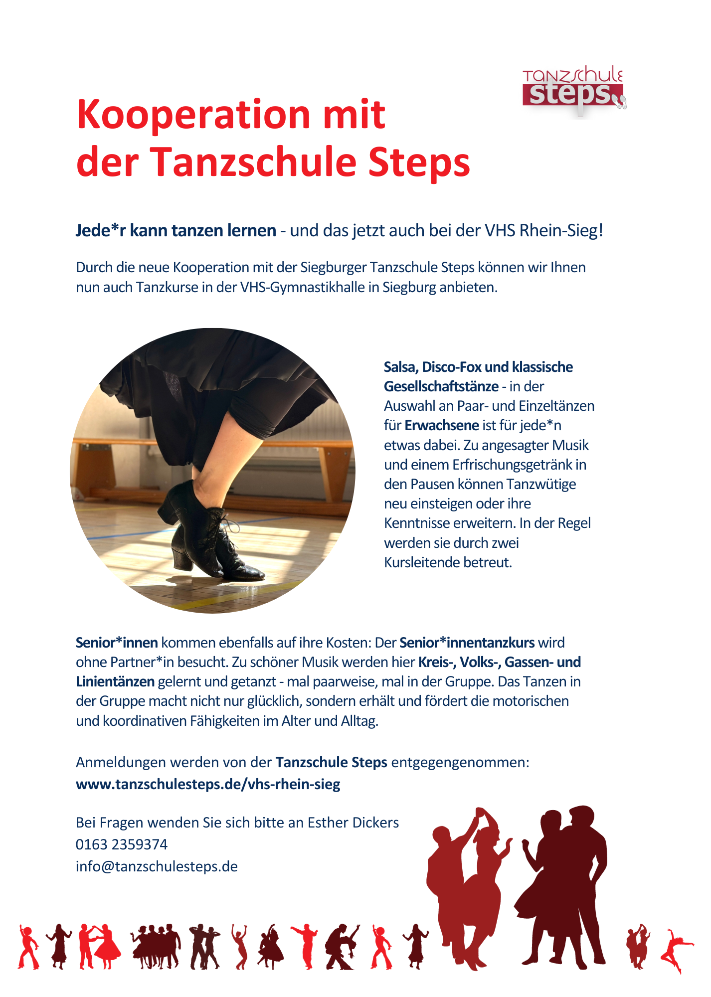 Kooperation Tanzschule Steps