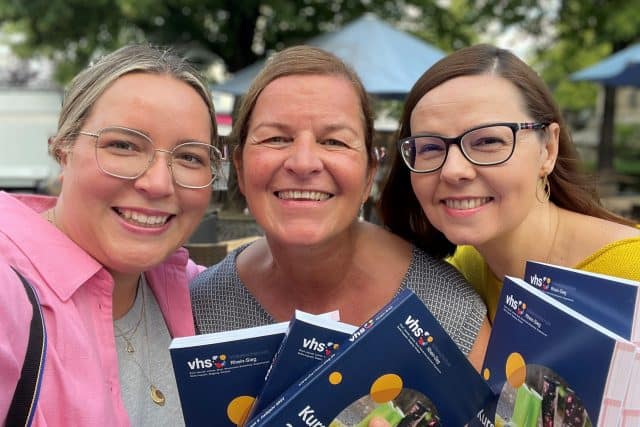 Jacqueline Skvorc, Michaela Klein und Marzena Apitz