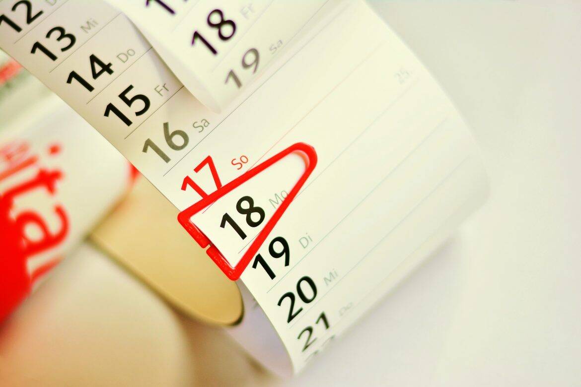 Kalender Öffnungszeiten