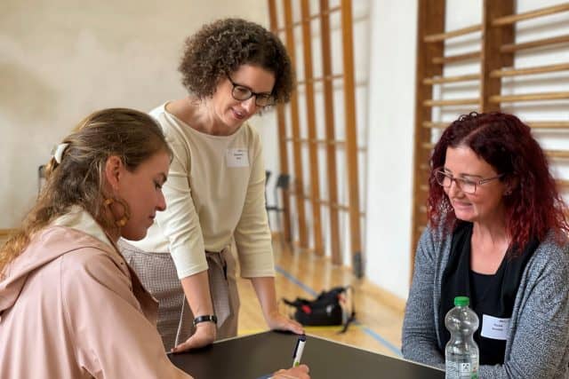 Lubica Ulfig, Alexandra Haas und Nicole Boniolo