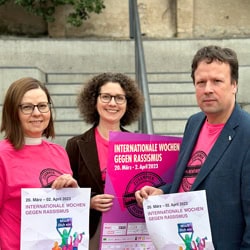 Aktion Pink gegen Rassismus