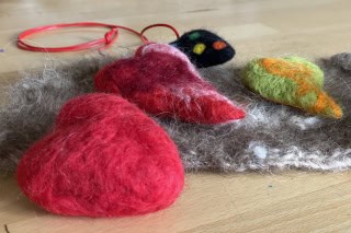 Wolle zum Filzen