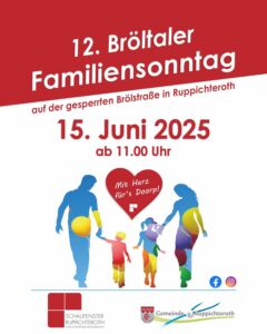 Plakat Bröltaler Familiensonntag 2025