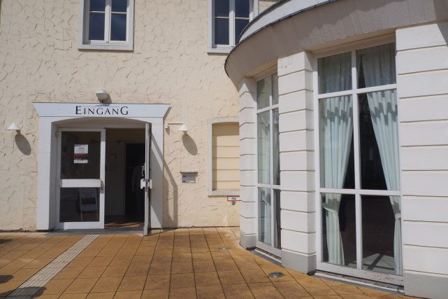 Eingang Theater am Park Theater am Park - Eingang