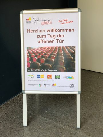 Aufsteller im Eingang Eingangsbereich - Aufsteller